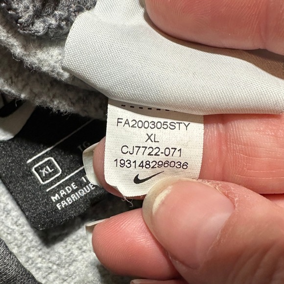 Nike Mens XL Gray Club Fleece Jogger Sweatpants Athletic Gym Training - Picture 5 of 9